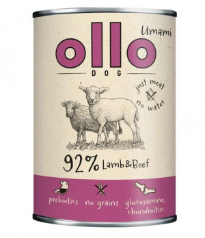 OLLO Umami Lamb and beef - vlhké krmivo pro psy - 400g
