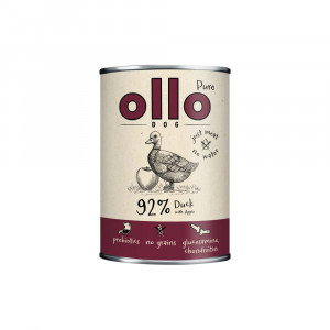 OLLO Pure Duck with apple - vlhké krmivo pro psy - 400g