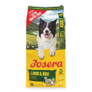 JOSERA Adult Mono Lamb & Rice - suché krmivo pro psy - 12,5kg + 2,5kg