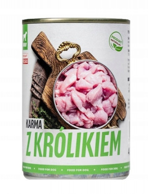 TUF TUF Rabbit food - Mokré krmivo pro psy - 800 g