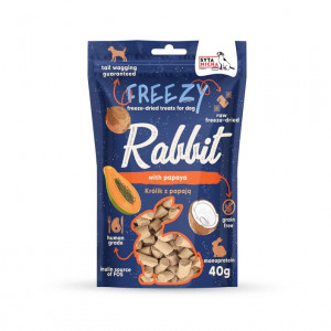 SYTA MICHA Freezy Rabbit with papaya - pamlsek pro psa - 40g