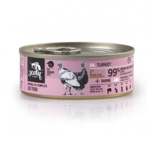 3COTY Turkey Senior - mokré krmivo pro kočky - 80g