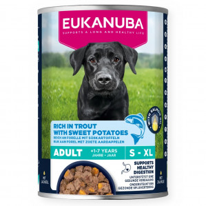EUKANUBA Life Care Rich in trout and sweet potatoes - vlhké krmivo pro psy - 400g