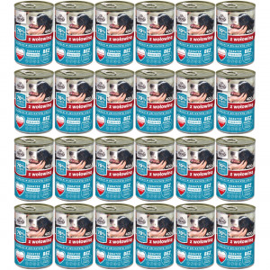 FRENDI s hovězím kousky v jemné omáčce - mokré krmivo pro psy - 24x400g