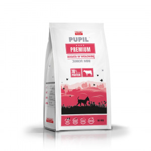 PUPIL Premium Junior Mini bohatá na hovězí maso - suché krmivo pro psy - 10kg