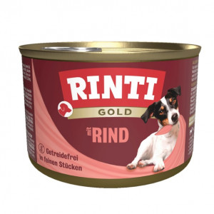RINTI Gold Beef - vlhké krmivo pro psy - 185g