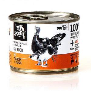 3COTY 14. Turkey and duck - mokré krmivo pro kočky - 180g