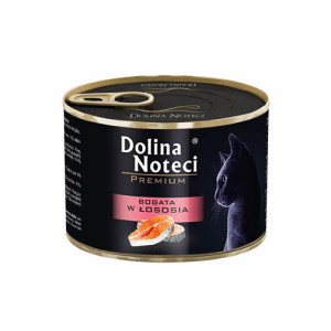 Dolina Noteci Premium bohaté na losos - mokré krmivo pro kočky - 185 g