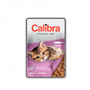 CALIBRA Cat Premium Kitten Salmon - mokré krmivo pro kočky - 100g