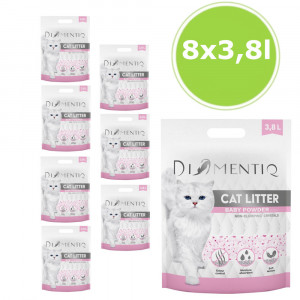 DIAMENTIQ dětská prášková silikonová podestýlka, nehrudkující pro kočky - 8x3,8 l