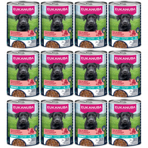 EUKANUBA Life Care Bohatá na hovězí a dýni - mokré krmivo pro psa - 12x400g