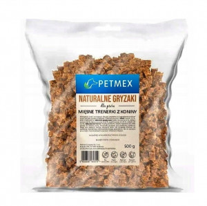 PETMEX Horse meat treats - pamlsek pro psa - 500g