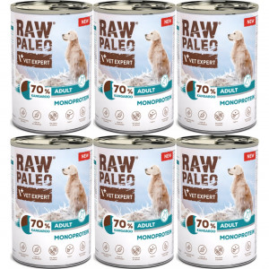VETEXPERT Raw Paleo Mono Klokan - vlhké krmivo pro psy - 6x400g