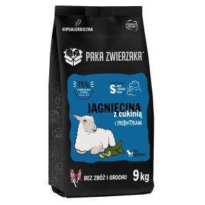 PAKA ZWIERZAKA Lamb with zucchini S - suché krmivo pro psy - 9kg