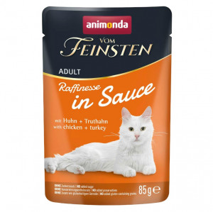 ANIMONDA Vom Feinsten Raffinesse in sauce Chicken with turkey - mokré krmivo pro kočky - 85g