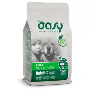 OASY One Animal Protein Adult Medium/Large Rabbit - suché krmivo pro psy - 2,5kg