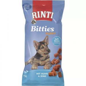 RINTI Bitties Puppy Chicken with beef - pamlsek pro psa - 75g