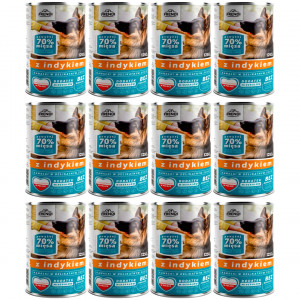 FRENDI s krůtou kousky v jemné omáčce - mokré krmivo pro psy - 12x1250g