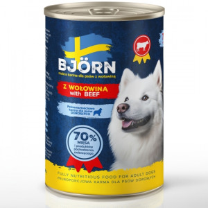 BJORN with beef - vlhké krmivo pro psy - 400g