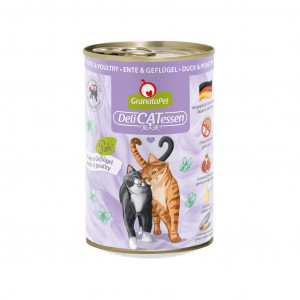 GRANATAPET DeliCATessen Duck and poultry - mokré krmivo pro kočky - 400g