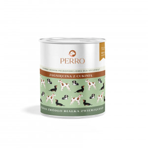 PERRO Junior Mono-Protein Lamb with Zucchini - vlhké krmivo pro psy - 800g