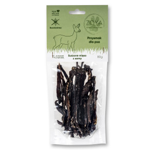 ZOYA Dried deer meat - pamlsek pro psa - 80g