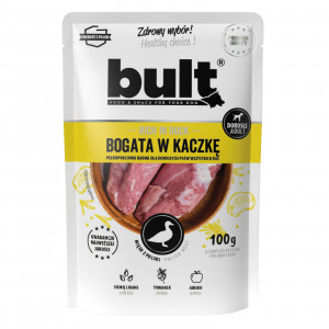 BULT Rich in duck - vlhké krmivo pro psy - 100g