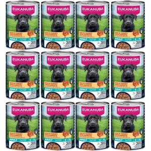 EUKANUBA Life Care Rich in turkey and carrots box - vlhké krmivo pro psy - 12x400g