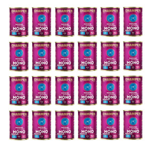CHAMPER Immuno monoproteinové hovězí – mokré krmivo pro psa – 24×400 g