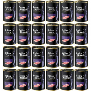DOLINA NOTECI Premium Bohatá na králíka – mokré krmivo pro kočky – 24×400 g