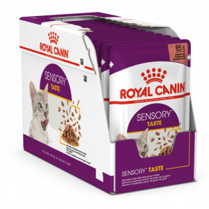 ROYAL CANIN Sensory Taste - mokré krmivo pro kočky - 12x85g