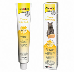 GIMCAT Cheese biotin paste - pamlsek pro kočky - 200g