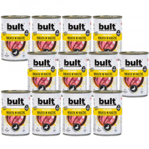 BULT Rich in duck - vlhké krmivo pro psy - 12x400g