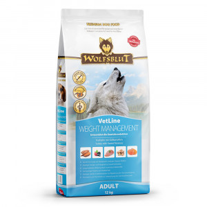 WOLFSBLUT VetLine Weight Management Turkey - suché krmivo pro psy - 12kg