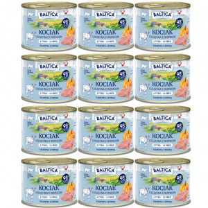 BALTICA Chuť regionů Koťata Telecí s krůtou - mokré krmivo pro kočky - 12x185g