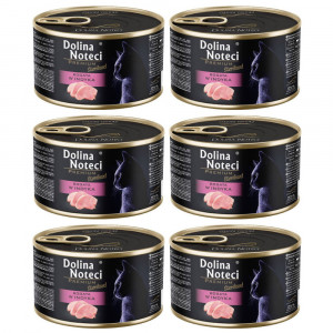 DOLINA NOTECI Premium Sterilised Bohatá na krůtu – mokré krmivo pro kočky – 6×185 g