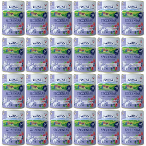 BALTICA Chutě regionů Štěně Krůta s králíkem - mokré krmivo pro psy - 24x400g