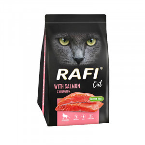 RAFI Cat Sterilised with salmon - suché krmivo pro kočky - 1,5kg