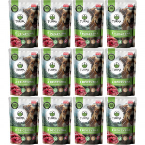 TURNA se zvěřinou – mokré krmivo pro psy – 12x400g