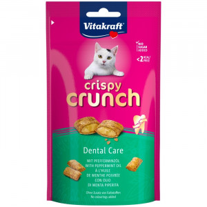 VITAKRAFT Crispy Crunch Dental - pamlsek pro kočky - 60g