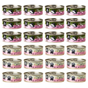 3Coty MIX příchutí pro kastrované a obézní kočky – mokré krmivo pro kočky – 24x80g