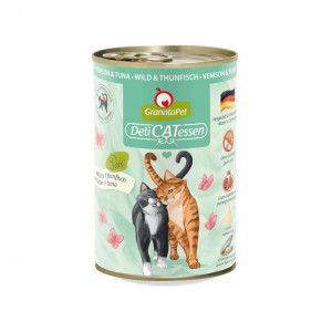 GRANATAPET DeliCATessen Venison and tuna - mokré krmivo pro kočky - 400g
