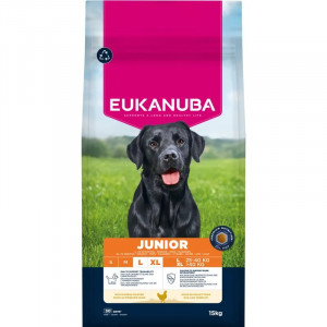 EUKANUBA Premium Nutrition Junior Large & Giant Breed Chicken - suché krmivo pro psy - 15kg