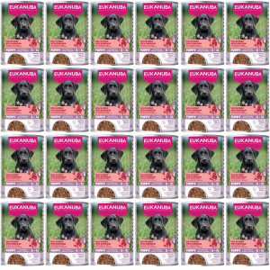 EUKANUBA Life Care Puppy Bohatá na hovězí a dýni - vlhké krmivo pro psy - 24x400g