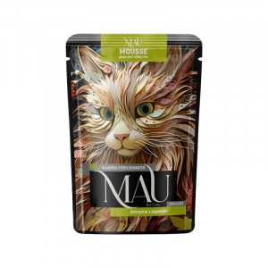 MAU Mousse Sterilised Venison with berries - mokré krmivo pro kočky - 85g