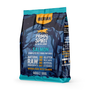 PRIMAL SPIRIT Iberian 70% Losos – poloměkké krmivo pro psy – 1 kg