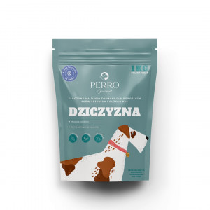 PERRO Gourmet Game Cold-pressed - suché krmivo pro psy - 1kg