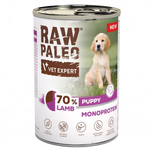 VETEXPERT Raw Paleo Mono Jehněčí štěně - vlhké krmivo pro psy - 400g