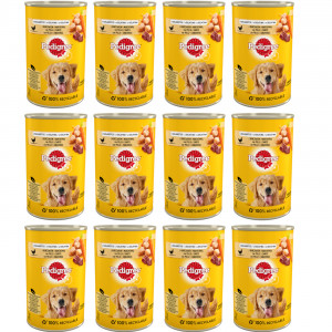 Pedigree 5900951015908 konzervované krmivo pro psy Mrkev, Kuřecí maso Dospělý jedinec 400 g
