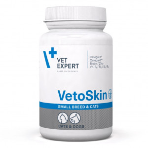 VETEXPERT VetoSkin Small breeds - doplňky stravy pro psy a kočky - 60 tablet